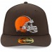 Men's New Era Cleveland Browns Brown Omaha Low Profile 59FIFTY Structured Hat 2533851